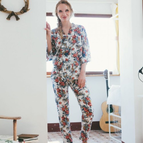 Custom-Made-Printed-Pajamas-Woman-Colorful-New-Design