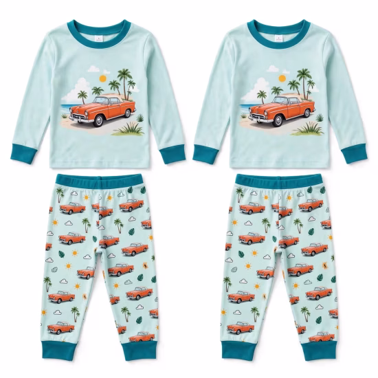 Boys&rsquo; Fun Filled Pajamas Supplier In Bangladesh