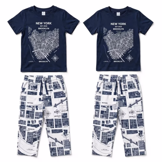 Boys&rsquo; Urban Style Pajama Set Factory In Bangladesh