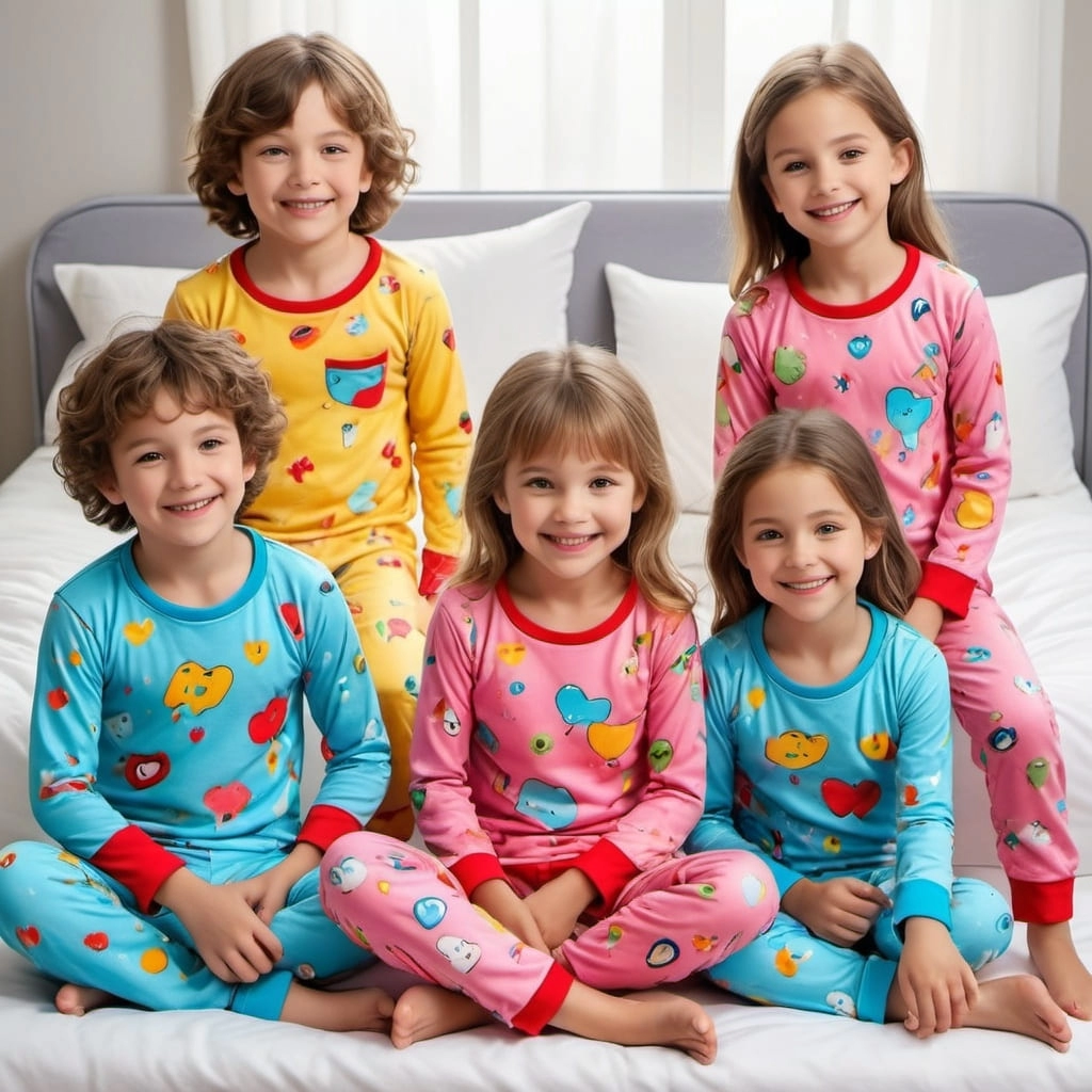 Children’s Cheerful Pajamas Factory In Bangladesh