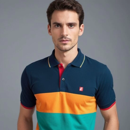 Buy Color Block Polo Shirt near in  Buala, Solomon Islands