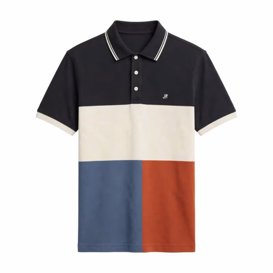 Color Block Polo Shirt Exporter In Bangladesh