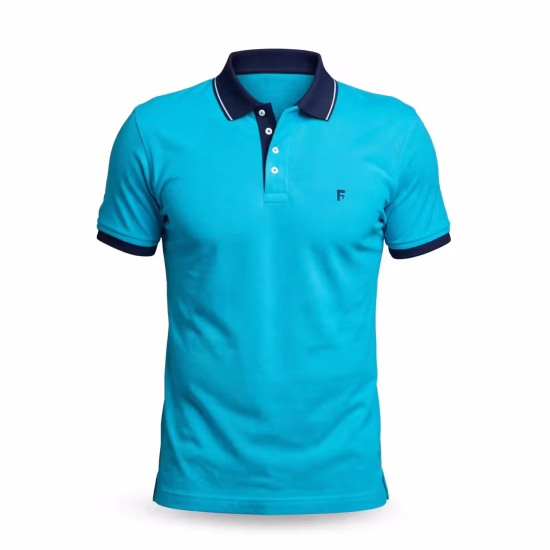 Buy Contrast Trim Polo Shirt near in  Drammen, Norway