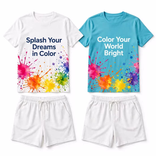 Girls&rsquo; Color Splash Sleepwear Manufacturer In Bangladesh