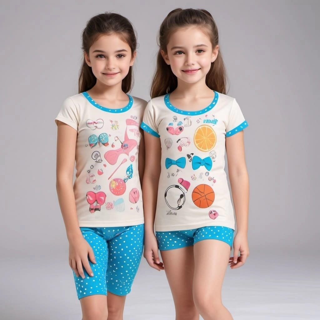 Girls’ Fun Print Sleepwear Exporter In Bangladesh