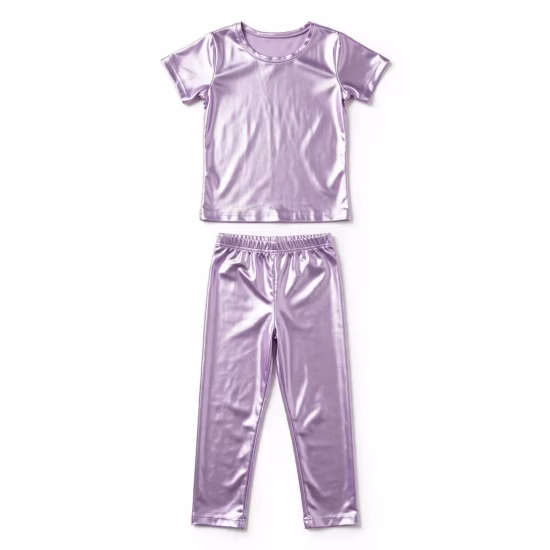 Girls&rsquo; Shiny Pajama Set Exporter In Bangladesh