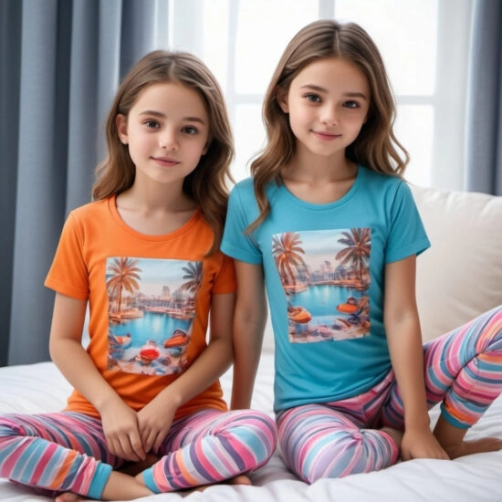 Girls’ Stunning Pajama Set Factory In Bangladesh