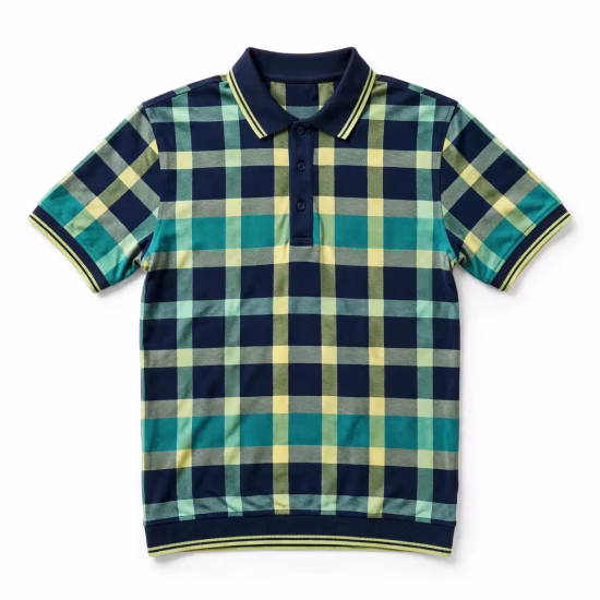 Buy Plaid Polo Shirt near in  Moscow, Russia