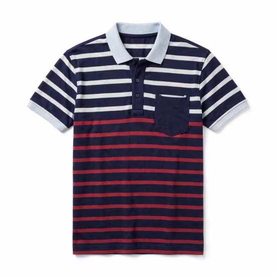 Striped Pocket Polo Shirt Factory In Bangladesh