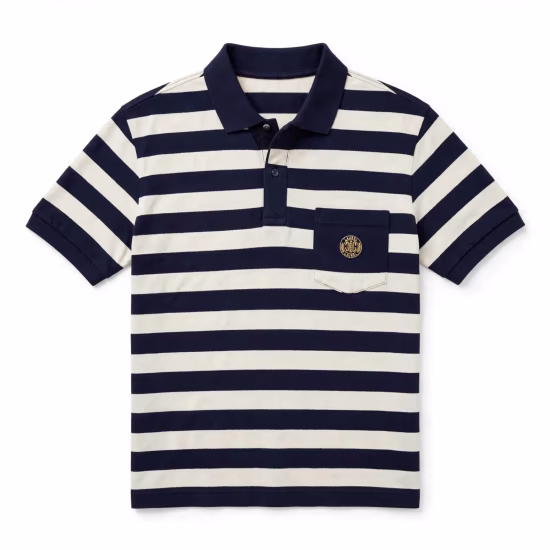 Striped Pocket Polo Shirt Manufacturer for Tetovo, Macedonia