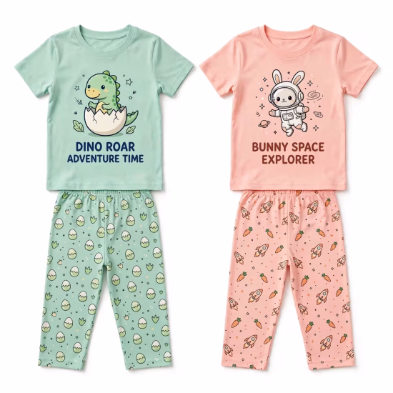 Toddler’s Cute Pajama Set Exporter In Bangladesh Toddler’s Cute Pajama Set Exporter In Bangladesh