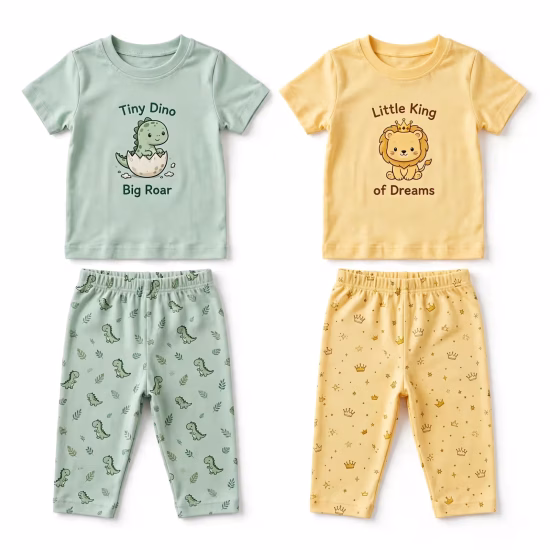 Toddler’s Tiny Pajama Set Exporter In Bangladesh Toddler’s Tiny Pajama Set Exporter In Bangladesh