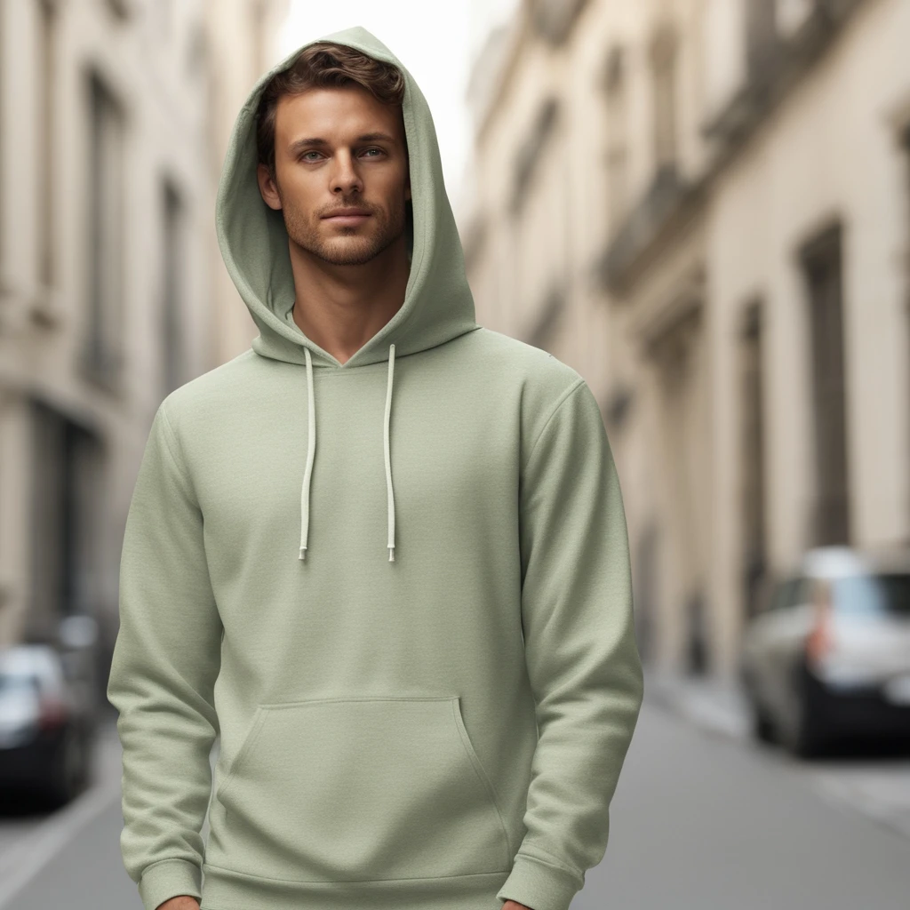 Heather Sage Promotional Blank Hoodie Suppliers For Canada