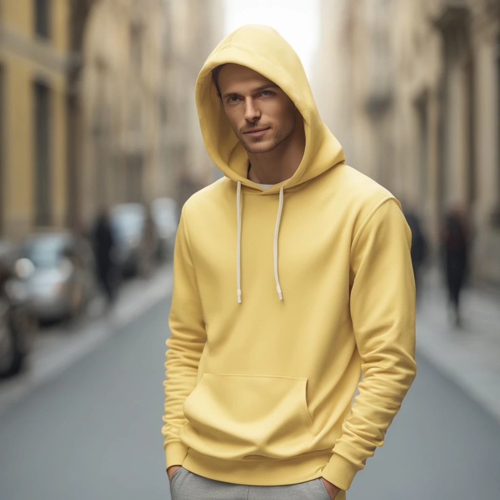 Heather Yellow Printable Blank Hoodies Suppliers For Hungary