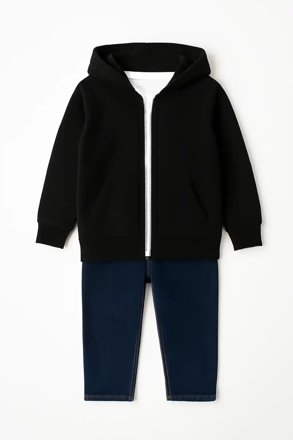 Boys’ Plain Zip through Hoodie – Manufacturing for Portugal