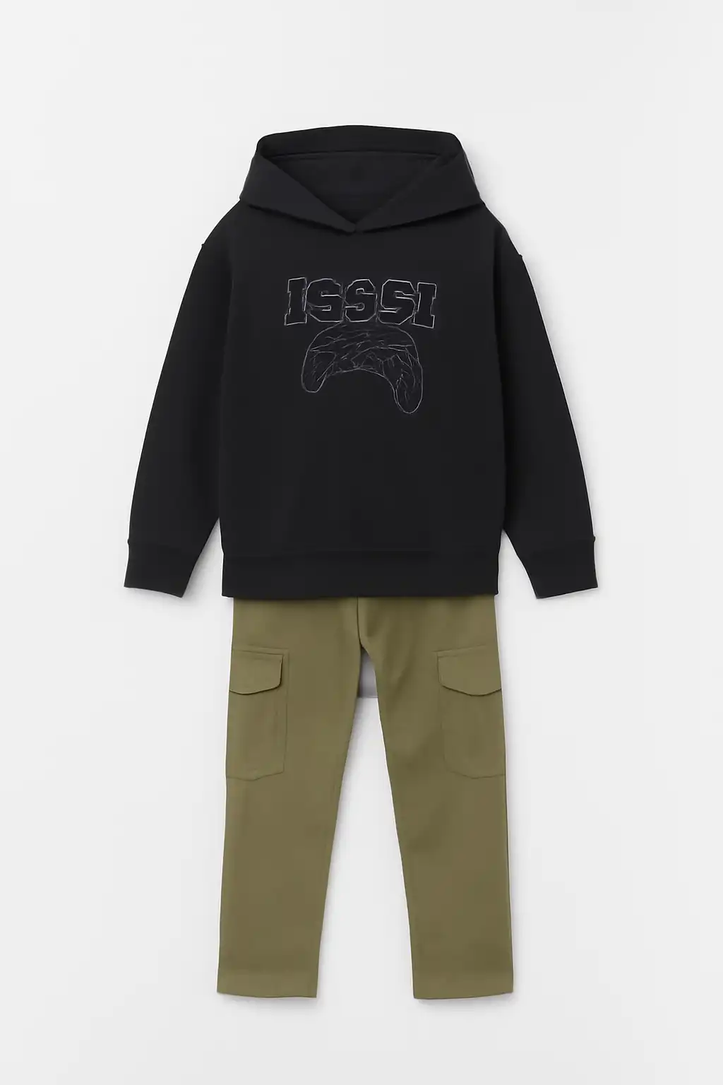 Boys’ Print Pullover Hoodie with Pocket – Manufacturing for Germany