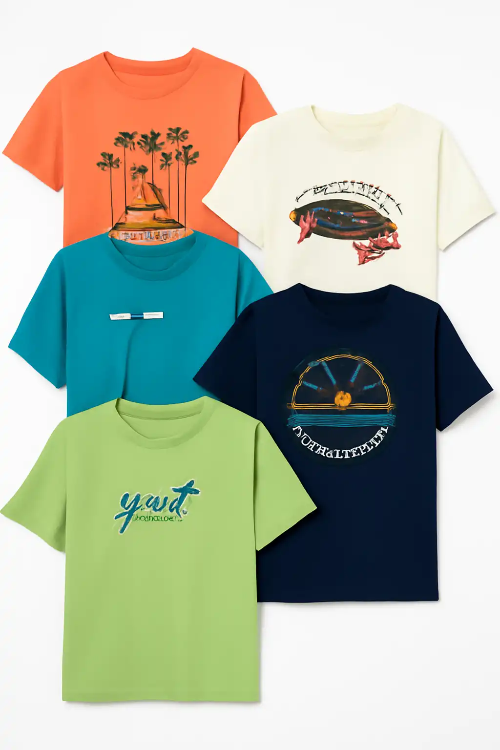 Boys Printed Blended T-shirt Manufacturing for UK