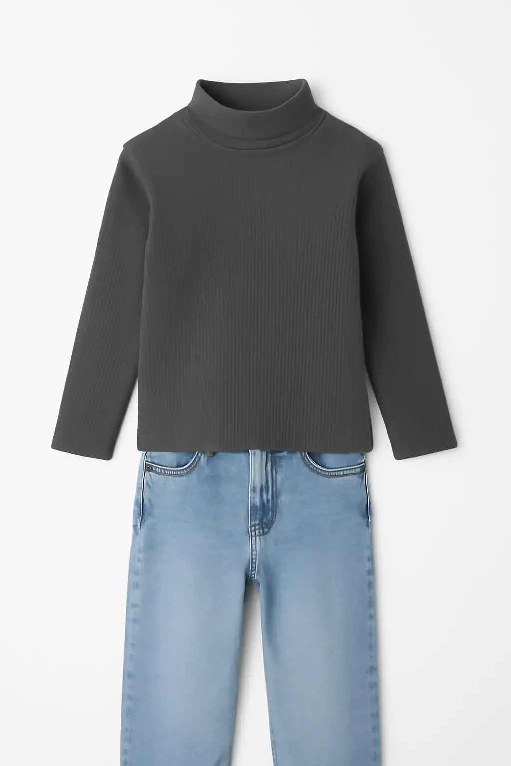 Custom Girls’ Long Sleeve Skivvy Tops – Export to Bulgaria
