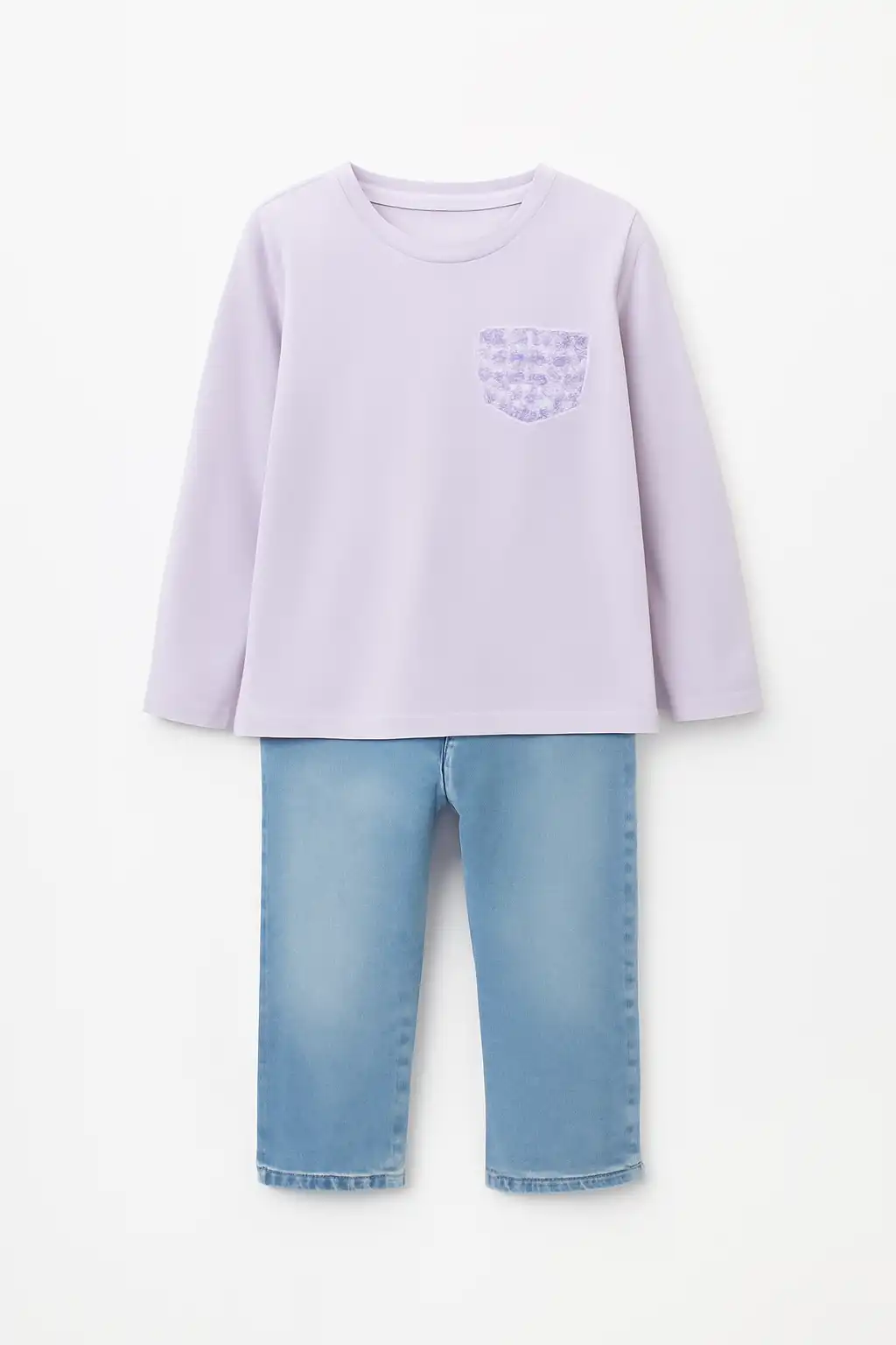 Girls’ Long Sleeve Pocket T-shirt – Manufacturing for Chile