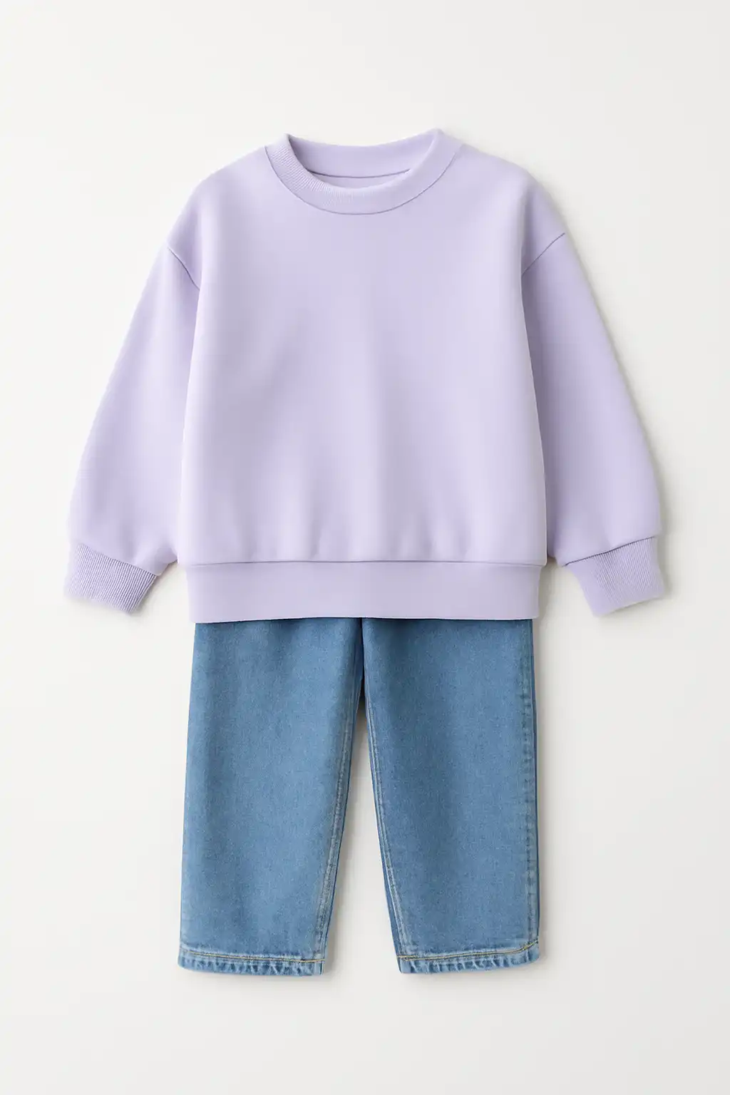PRiTOMTEX - Girls’ Oversized Crew Neck Sweatshirt – Sourcing & Manufacturing Wholesale Girls’ Printed Short Sleeve Tees – Supplier for Hungary Market