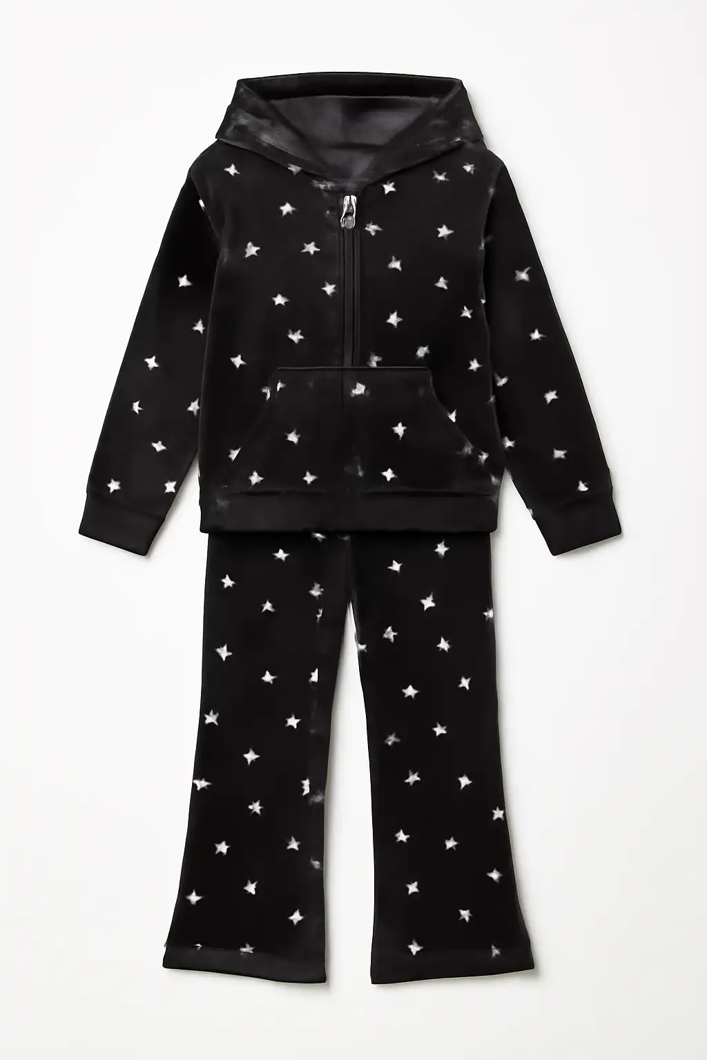 Girls’ Velour Flare Leggings – Quality Manufacturing for French Brands