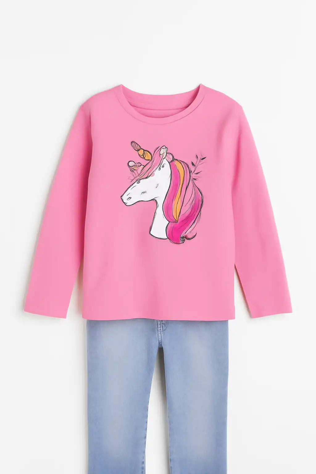 PRiTOMTEX - Long Sleeve Girls' Printed T-shirt – Sourcing & Manufacturing for UK Market Reliable Manufacturer of Active Kids Hoodies for UAE