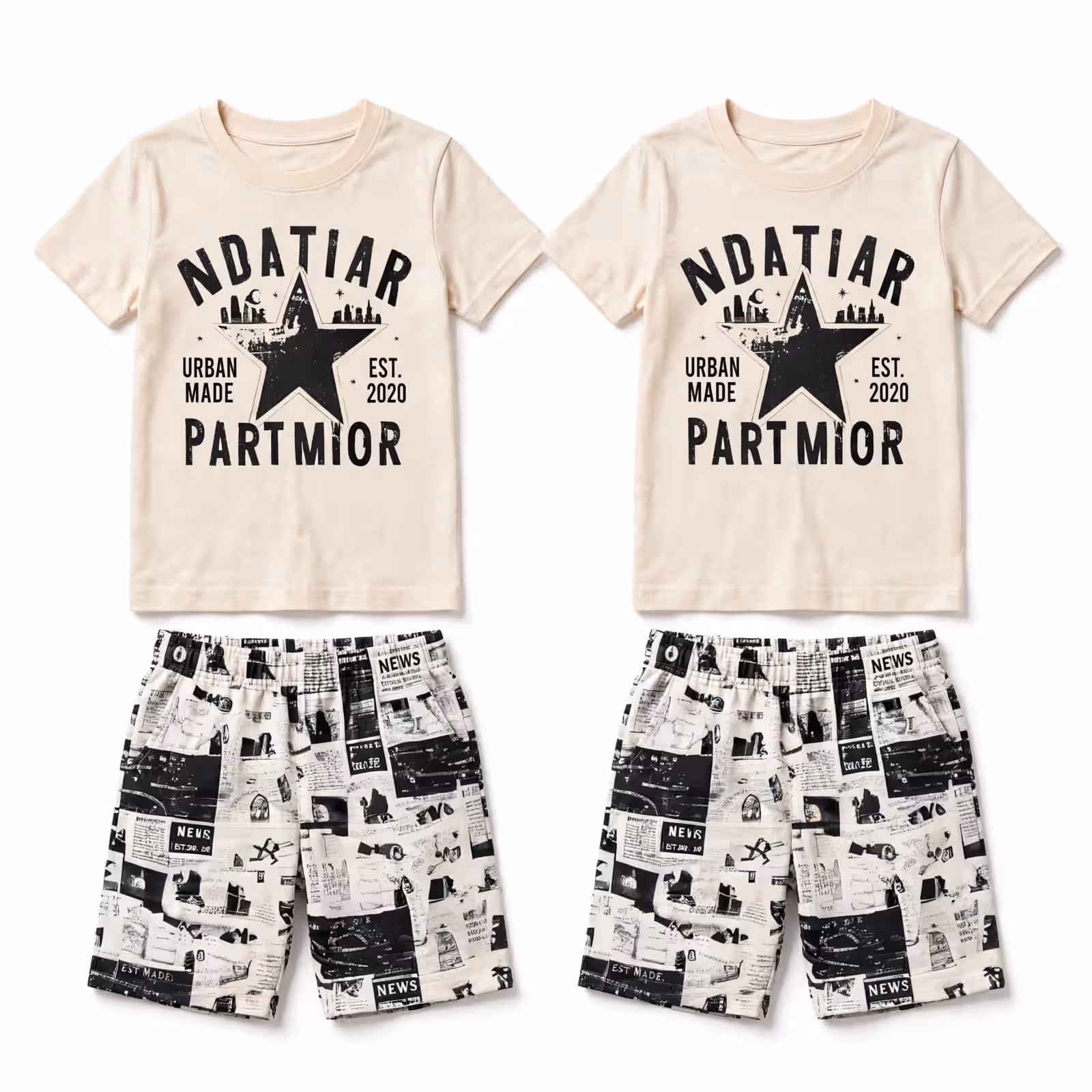 Wholesale Boys&rsquo; Urban Style Pajama Set Supplier
